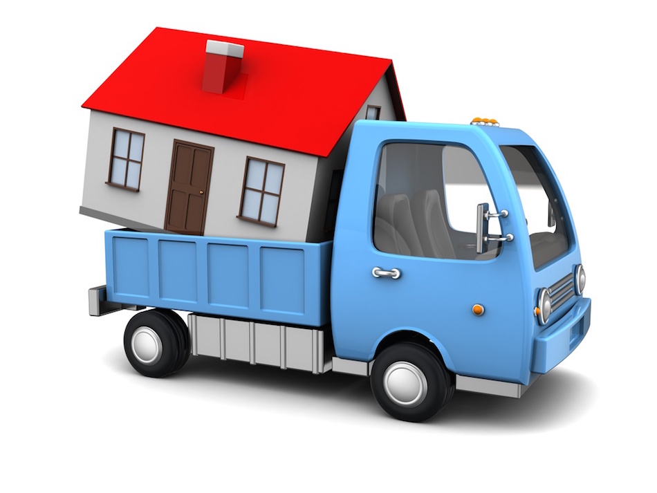 Pindah rumah dengan truk