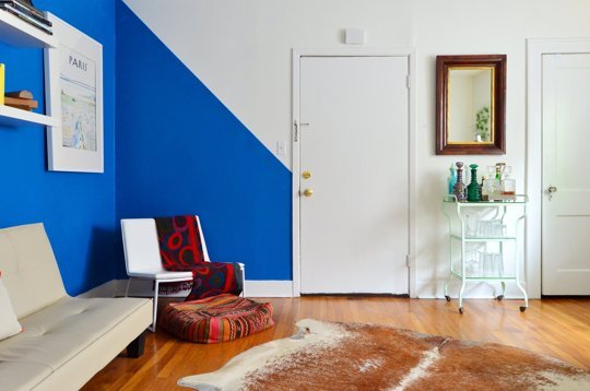 Half painted dinding rumah
