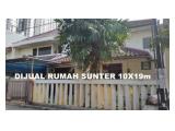 Jual rumah Sunter 10x19m, 2 lantai, hadap Timur, lokasi bagus