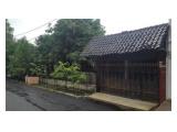 Jual rumah hoek Pulomas 387m, 1 lantai, rumah lama 