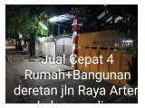 Jual BU 4 Rumah Berderet + Bangunan di Arteri Kelapa Gading Jakarta Utara - Jarang Ada - Tipe 2 Kamar