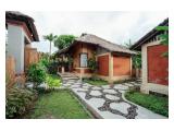 DIJUAL CEPAT 2 Unit Rumah VILLA 1 BR dan TANAH Seluas 25 ARE di Tabanan Bali - Furnished